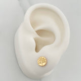 Topos Arbol De La Vida 1.2gr / 6.8mm Oro Amarillo 18K %