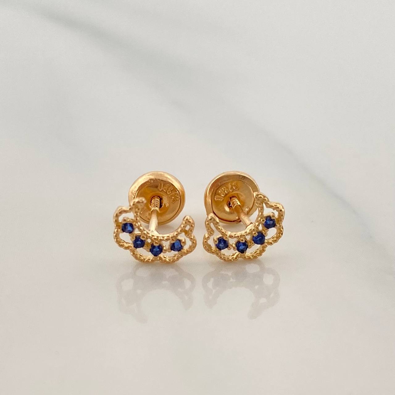 Topos Luna Elegante 0.65gr / 5.6mm Oro Amarillo 18K %