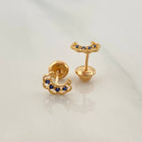 Topos Luna Elegante 0.65gr / 5.6mm Oro Amarillo 18K %