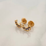 Topos Luna Elegante 0.65gr / 5.6mm Oro Amarillo 18K %