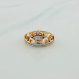 15s Ring 4.5gr / T7 1/2 / Two Golds Yellow White 18K %