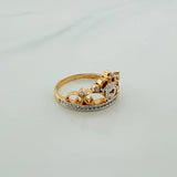 15s Ring 4.5gr / T7 1/2 / Two Golds Yellow White 18K %