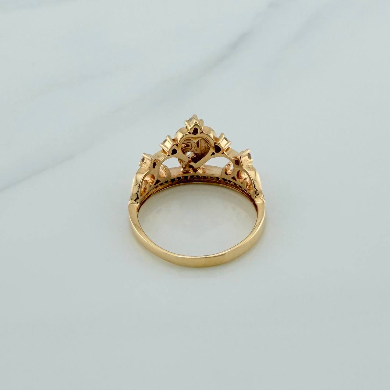 15s Ring 4.5gr / T7 1/2 / Two Golds Yellow White 18K %