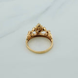 15s Ring 4.5gr / T7 1/2 / Two Golds Yellow White 18K %