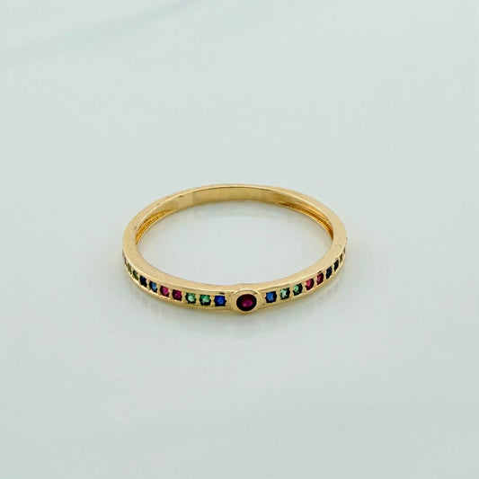 Channel Ring 1.5gr / T7 3/4 / Yellow Gold 18K %