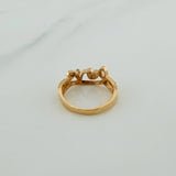 Anillo Love 2.4gr / T5 3/4 / Oro Amarillo 18K %