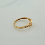 Trio Hearts Ring 1.9gr / T6 1/2 / Yellow Gold 18K %