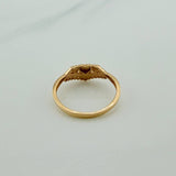 Trio Hearts Ring 1.9gr / T6 1/2 / Yellow Gold 18K %