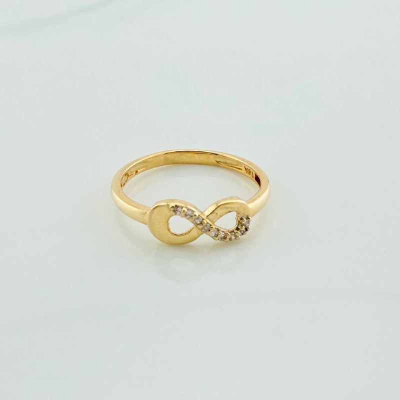 Anillo Infinito 1.6gr / T5 1/2 / Oro Amarillo 18K %