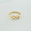 Anillo Infinito 1.6gr / T5 1/2 / Oro Amarillo 18K %