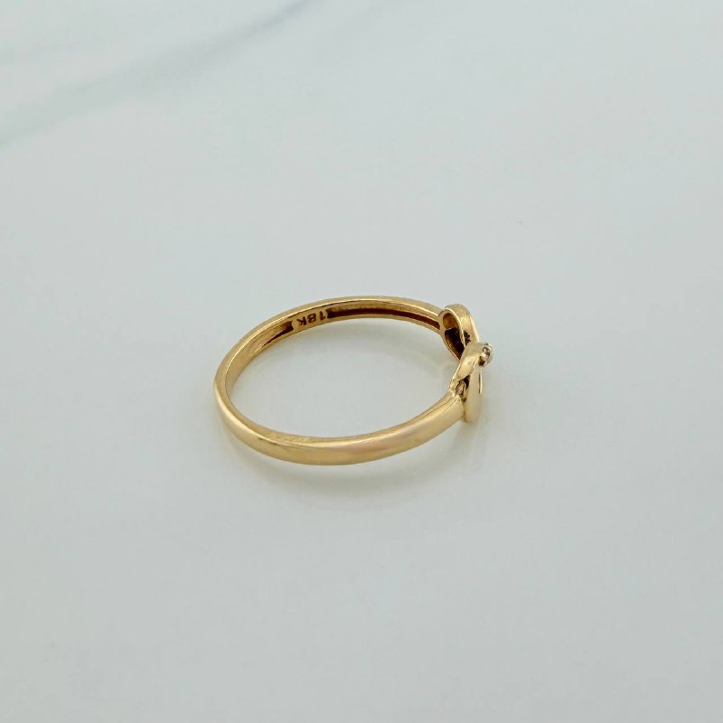 Anillo Infinito 1.6gr / T5 1/2 / Oro Amarillo 18K %