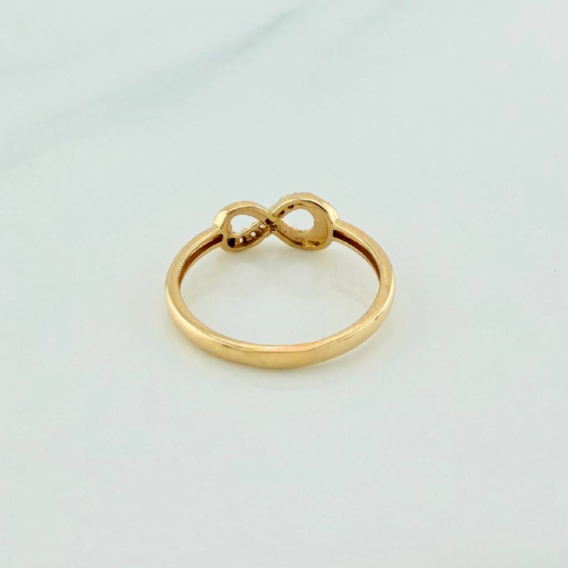 Anillo Infinito 1.6gr / T5 1/2 / Oro Amarillo 18K %