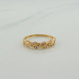 Intertwined Channel Ring 1.9gr / T7 1/2 / Yellow Gold 18K %