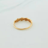 Intertwined Channel Ring 1.9gr / T7 1/2 / Yellow Gold 18K %
