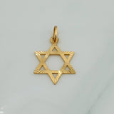 Dije Estrella De David 1.05gr / 1 in / Oro Amarillo 18K %