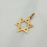 Dije Estrella De David 1.05gr / 1 in / Oro Amarillo 18K %