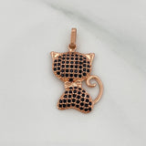 Cat Pendant 2.05gr / 1 in / Rose Gold 18K %