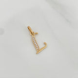 Dije Letra L 0.55gr / 3/4 in / Oro Amarillo 18K %