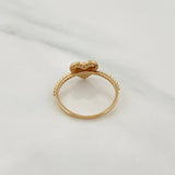 Anillo Corazón 2.15gr / T7 1/4 / Oro Amarillo 18K %