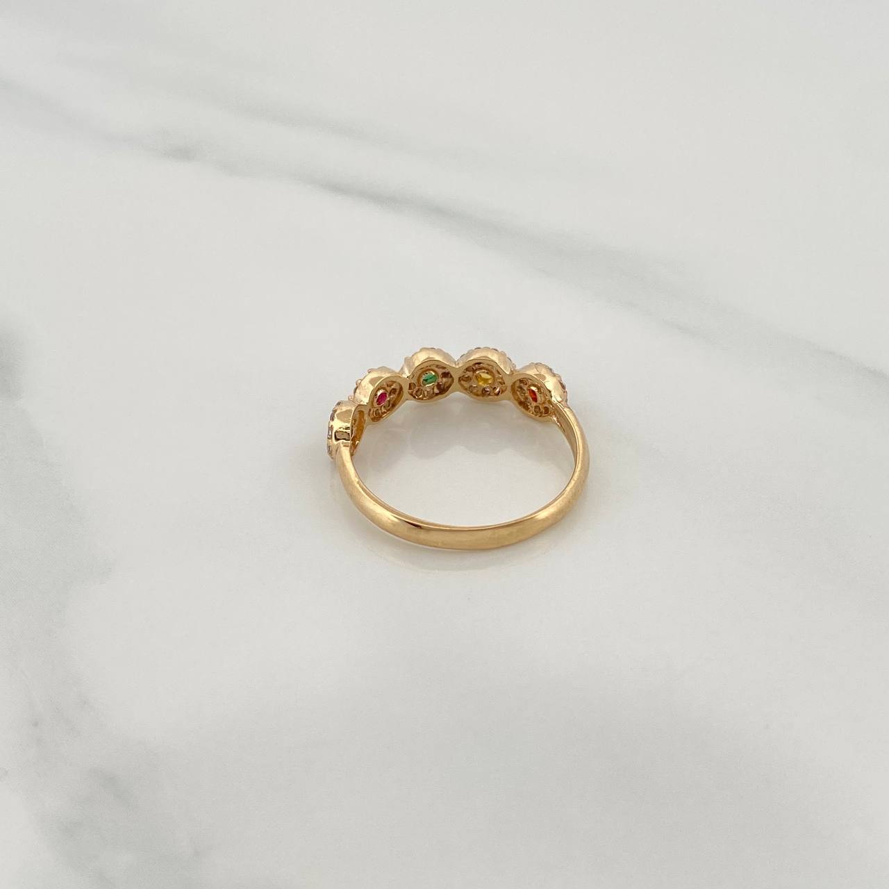 Dense Churumbela Ring 2.15gr / T6 1/4 / Yellow Gold 18K %