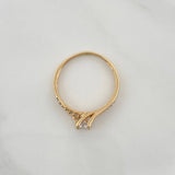 Anillo Solitario Churumbela 1.9gr / T6 1/2 / Oro Amarillo 18K %