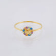 Circle Heart Ring 1.05 g / T7 18K Yellow Gold