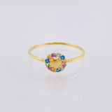 Circle Heart Ring 1.05 g / T7 18K Yellow Gold
