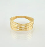 Anillo Ramas Huecas 2.1gr / T7 1/2 / Oro Amarillo 18K