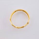Anillo Rombos Tranversales 1.35gr / T7 3/4 / Oro Amarillo 18K