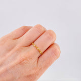 Anillo Rombos Tranversales 1.35gr / T7 3/4 / Oro Amarillo 18K