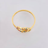 Heart Silhouette Ring 1.25gr / T8 / 18K Yellow Gold