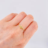 Thick Heart Ring 1.4gr / T8 / 18K Yellow Gold