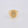 Anillo Corona Rx 3.7gr / T10 / Dos Oros Amarillo Blanco 18K