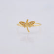 Anillo Libelula 1.05 g / T7 Oro Amarillo 18K