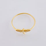 Anillo Libelula 1.05 g / T4 3/4 Oro Amarillo 18K