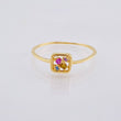 Anillo Recuadro Triqui 0.95gr / T7 / Oro Amarillo 18K ©