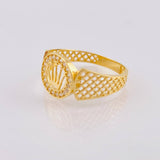 Anillo Corona Maya 2.05gr / T7 1/2 / Oro Amarillo 18K