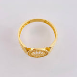 Anillo Corona Maya 2.25 g / T7 3/4 Oro Amarillo 18K