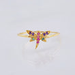 Dragonfly Ring 0.9 g / T5 1/2 Yellow Gold 18K