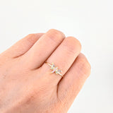 Dragonfly Ring 0.9 g / T5 1/2 Yellow Gold 18K