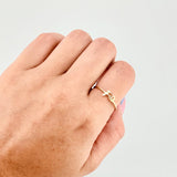 Anillo Fé 1.35 g / T7 Oro Amarillo 18K