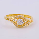 Anillo Solitario Liana 2.5gr / T6 3/4 / Oro Amarillo 18K *