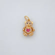 Pendant Bear Heart Articulated 2.55gr / 0.8in / 18K Yellow Gold $