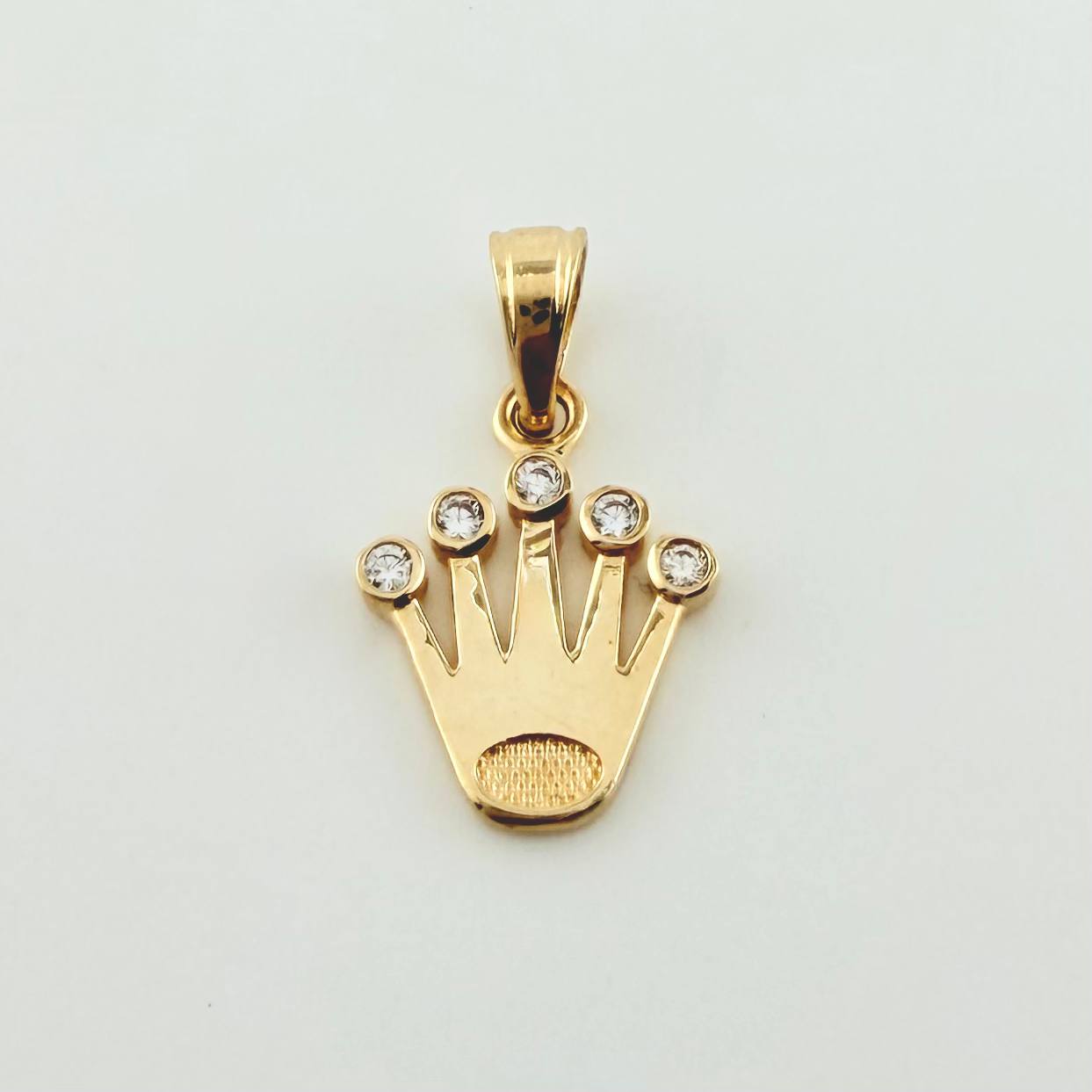 Pendant Crown 1.15gr / 3/4 in / 18K Yellow Gold