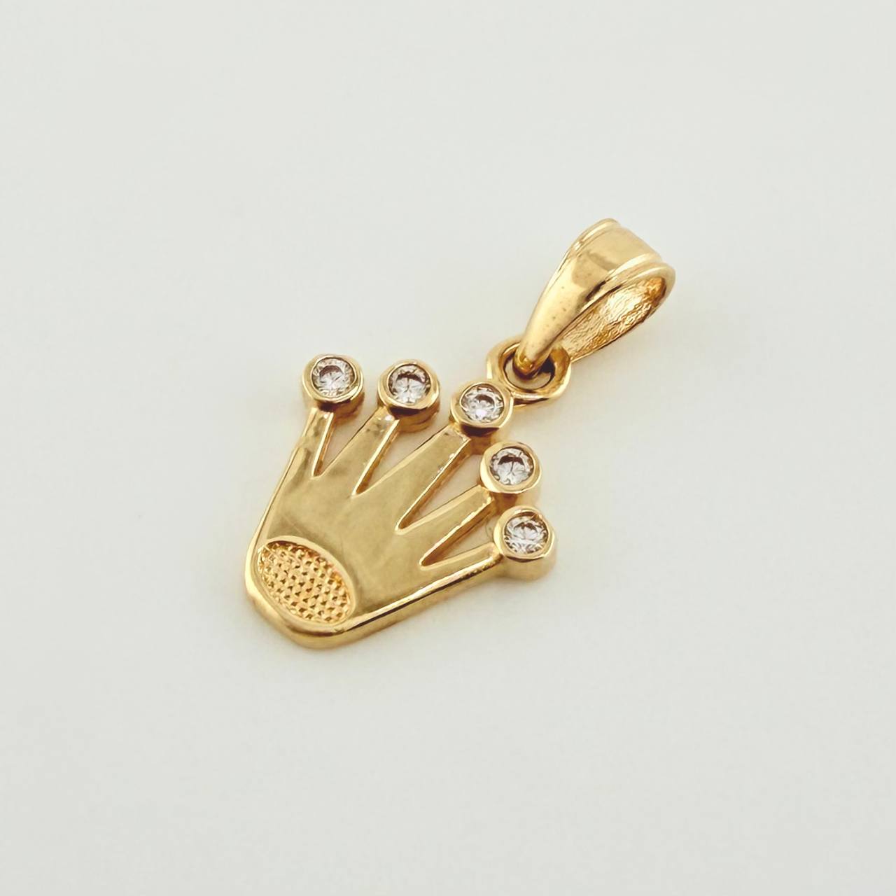 Pendant Crown 1.15gr / 3/4 in / 18K Yellow Gold