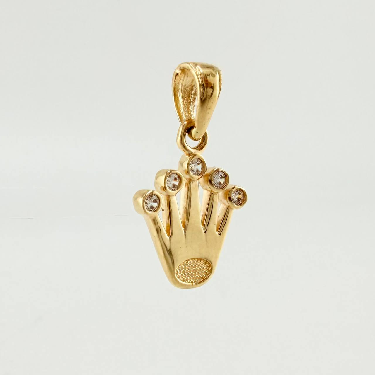 Pendant Crown 1.1gr / 3/4 in / 18K Yellow Gold
