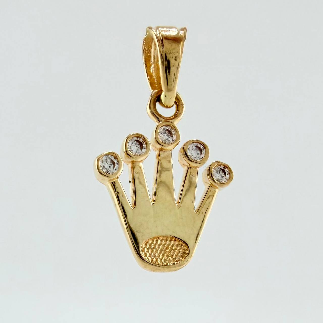 Pendant Crown 1.15gr / 3/4 in / 18K Yellow Gold