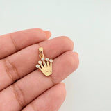 Dije Corona 1.2gr / 3/4 in / Oro Amarillo 18K ©