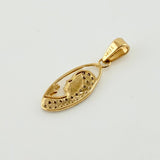 Dije Virgen Maria 1gr / 1 in / Oro Amarillo 18K