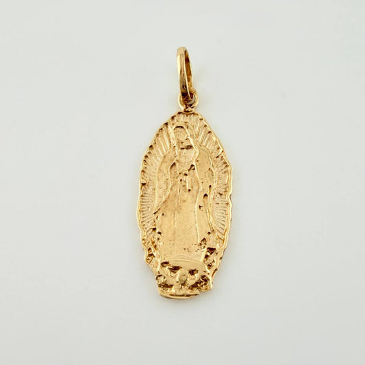 Dije Virgen Guadalupe 2.2gr / 1 1/4 in / Oro Amarillo 18K